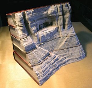 Landscapes Carved Into Books By Guy Laramee - Biblios