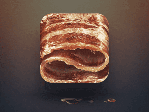 Bacon by Eddie Lobanovskiy