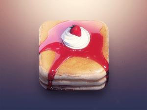 Pancakes App Icon by Creativedash