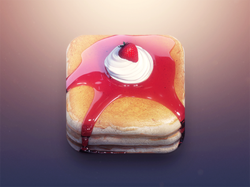 Pancakes App Icon by Creativedash