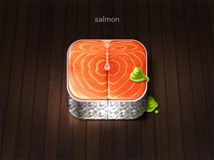 Salmon Icon by xiaoxian