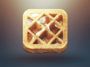 waffle iphone icon by Eddie Lobanovskiy
