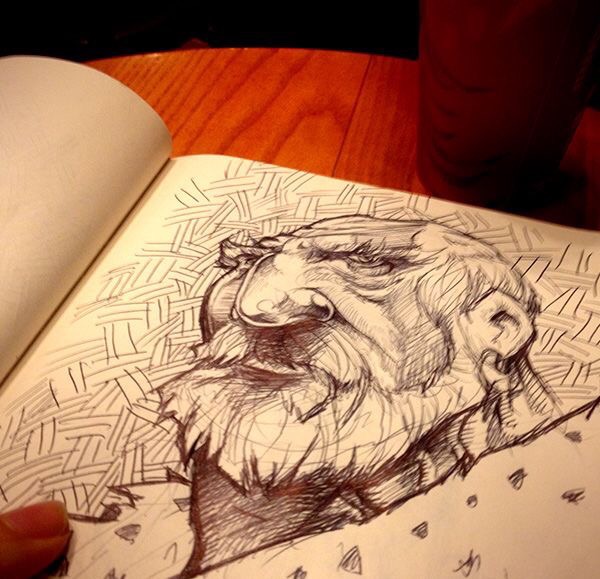 Coffee & Sketch by Kaan Demircelik